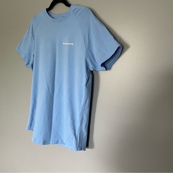 Alphalete | Men's Performance Fit Blue T-shirt sz M - Picture 14 of 15